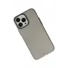 Newface iPhone 13 Pro Max Kılıf Modos Metal Kapak - Siyah