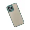 Newface Apple iPhone 13 Pro Max Kılıf Montreal Silikon Kapak - Yeşil