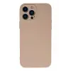 Newface Apple iPhone 13 Pro Max Kılıf Nano içi Kadife Silikon - Pudra