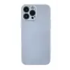 Newface Apple iPhone 13 Pro Max Kılıf Nano içi Kadife Silikon - Sky Blue