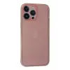 Newface iPhone 13 Pro Max Kılıf PP Ultra İnce Kapak - Pembe