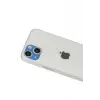Newface iPhone 13 Rainbow Kamera Lens Koruma Cam - Mavi