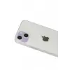 Newface Apple iPhone 13 Rainbow Kamera Lens Koruma Cam - Mor