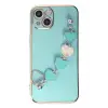 Newface iPhone 14 Kılıf Esila Silikon - Su Yeşili
