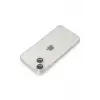 Newface iPhone 14 Kılıf Luko Lens Silikon - Gümüş
