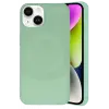 Newface Apple iPhone 14 Kılıf Maya Karbon Kapak - Su Yeşili