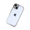 Newface iPhone 14 Kılıf Razer Lensli Silikon - Gold