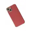 Newface Apple iPhone 14 Kılıf Volet Silikon - Kırmızı