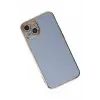 Newface Apple iPhone 14 Kılıf Volet Silikon - Mavi