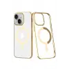 Newface iPhone 14 Plus Kılıf Element Magneticsafe Sert Kapak - Gold