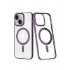 Newface iPhone 14 Plus Kılıf Element Magneticsafe Sert Kapak - Mor