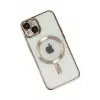 Newface iPhone 14 Plus Kılıf Kross Magneticsafe Kapak - Gold