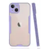 Newface iPhone 14 Plus Kılıf Platin Silikon - Lila