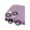 Newface iPhone 14 Plus Raze Metal Kamera Lens - Mor
