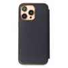 Newface iPhone 14 Pro Kılıf Dolpin Kapaklı - Lacivert