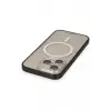 Newface Apple iPhone 14 Pro Kılıf Grand Magneticsafe Kapak - Siyah