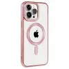 Newface Apple iPhone 14 Pro Kılıf Kronos Magsafe Kapak - Rose Gold
