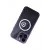 Newface iPhone 14 Pro Kılıf Magic Magneticsafe Silikon - Derin Mor
