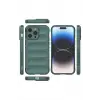 Newface iPhone 14 Pro Kılıf Optimum Silikon - Koyu Yeşil