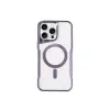 Newface iPhone 14 Pro Max Kılıf Boyi Magsafe Silikon Kapak - Derin Mor