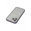 Newface iPhone 14 Pro Max Kılıf Grand Magneticsafe Kapak - Mor