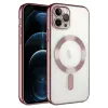 Newface iPhone 14 Pro Max Kılıf Kross Magneticsafe Kapak - Rose