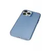 Newface iPhone 14 Pro Max Kılıf Modos Metal Kapak - Mavi