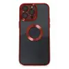 Newface Apple iPhone 14 Pro Max Kılıf Slot Silikon - Kırmızı