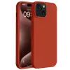 Newface Apple iPhone 15 Kılıf First Silikon - Kırmızı
