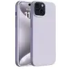 Newface Apple iPhone 15 Kılıf First Silikon - Lila