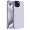 Newface Apple iPhone 15 Kılıf First Silikon - Lila