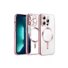 Newface iPhone 15 Kılıf Kross Magneticsafe Kapak - Pembe