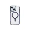 Newface iPhone 15 Plus Kılıf Boyi Magsafe Silikon Kapak - Lacivert