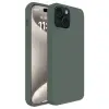 Newface Apple iPhone 15 Plus Kılıf First Silikon - Koyu Yeşil