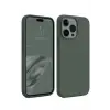 Newface Apple iPhone 15 Pro Kılıf First Silikon - Koyu Yeşil