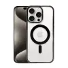 Newface Apple iPhone 15 Pro Max Kılıf Erozi Magsafe Kapak - Siyah