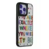 Newface Apple iPhone 15 Pro Max Kılıf Mirror Desenli Kapak - Mirror - 10