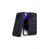 Newface Apple iPhone 15 Pro Max Kılıf Optimum Silikon - Lacivert