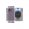 Newface Apple iPhone 15 Pro Max Kılıf Optimum Silikon - Mor
