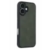 Newface iPhone 16 Kılıf Aras Deri Kapak - Koyu Yeşil