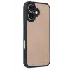 Newface iPhone 16 Kılıf Aras Deri Kapak - Pudra