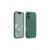 Newface iPhone 16 Kılıf First Silikon - Koyu Yeşil
