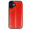 Newface iPhone 16 Kılıf Flip Cover - Kırmızı
