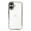 Newface iPhone 16 Kılıf Razer Lensli Silikon - Gümüş