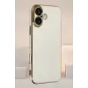 Newface iPhone 16 Kılıf Volet Silikon - Beyaz