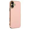 Newface iPhone 16 Kılıf Volet Silikon - Pembe