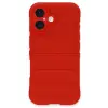 Newface iPhone 16 Plus Kılıf Optimum Silikon - Kırmızı