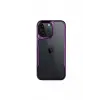 Newface iPhone 16 Pro Kılıf Boyi Silikon Kapak - Derin Mor