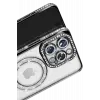 Newface iPhone 16 Pro Max Kılıf Joke Simli Magneticsafe Kılıf - Siyah