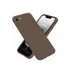 Newface iPhone 16E Kılıf First Silikon - Kahverengi